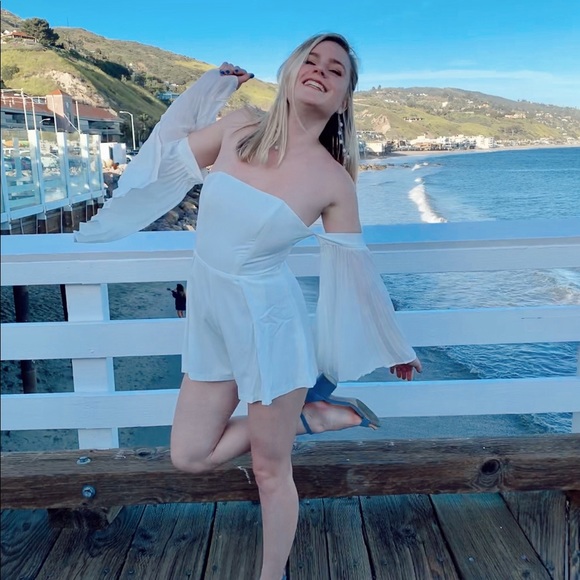 White Romper - Picture 2 of 3